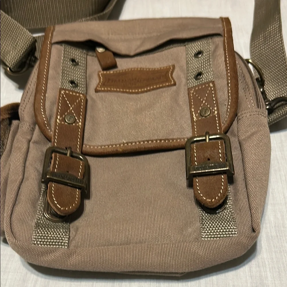 Field and Stream Men's Tan Canvas Crossbody Bag